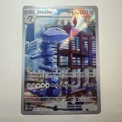 Steelix 208/182 Pokemon TCG Scarlet & Violet: Paradox Rift Holo - Image 1