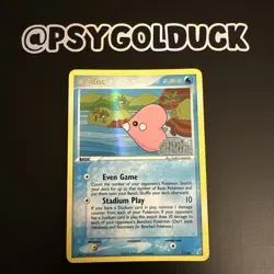 Pokemon TCG Luvdisc EX Crystal Guardians 7/100 Holo Holo Rare E10 - Image 1