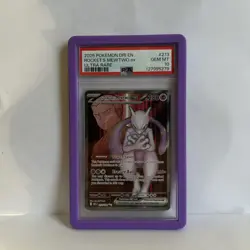 2025 Pokemon Dri En-Destined Rivals #213 Rocket'S Mewtwo Ex Ultra Rare PSA 10 - Image 1