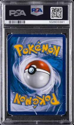 2013 POKEMON B&W LEGEND TREASURES #114 FULL ART/RESHIRAM PSA 1 - Image 2