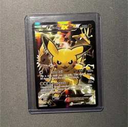 Pokemon TCG: Pikachu EX XY124 Full Art Holo XY Black Star Promo NM - Image 1