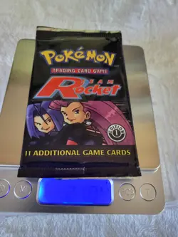 HEAVY 21.04gr 1st Edition Wizards of the Coast Pokemon Team Rocket Booster Pack - Image 3