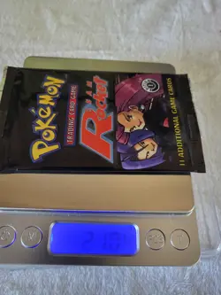 HEAVY 21.04gr 1st Edition Wizards of the Coast Pokemon Team Rocket Booster Pack - Image 4
