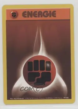Fighting Energy German Pokemon Base Set #97 1999 - Image 1
