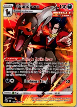 Houndoom TG10/TG30 Holo Brilliant Stars Trainer Gallery Pokemon NM - Image 1