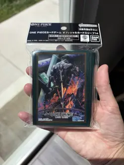 BANDAI ONE PIECE CARD GAME CARD SLEEVES RORONOA ZORO 70 2839345 - Image 1