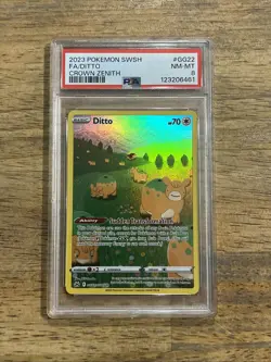 PSA 8 2023 Pokemon SWSH FA/DITTO Crown Zenith #GG22 - Image 1