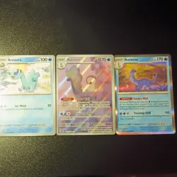 Amaura & Aurorus LOT - Pokemon TCG Perfect Order 3 Card Set - Image 1