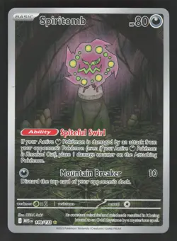 Spiritomb 148/132 Pokemon TCG ME01: Mega Evolution NM - Image 1