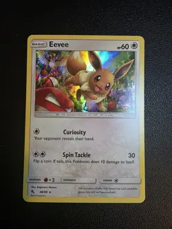 Eevee 48/68 Pokemon Hidden Fates Holo Rare - Image 1