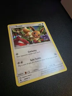 Eevee 48/68 Pokemon Hidden Fates Holo Rare - Image 2