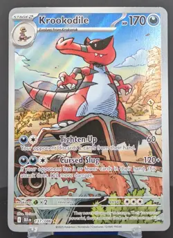 Pokemon Krookodile #137/086 English Black Bolt Illustration Rare Full Art - Image 1