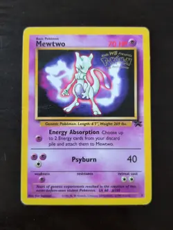 Pokemon Mewtwo Black Star Promo #14 - Image 1