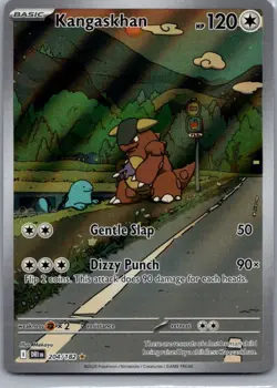 Kangaskhan 204/182 Illustration Rare Destined Rivals Pokemon Holo Near Mint - Image 1
