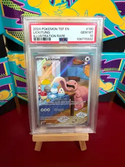 Lickitung 180/162 Pokemon S&V Temporal Forces Illustration Rare - PSA 10 - Image 1