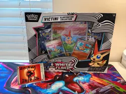 Pokemon TCG: Black Bolt & White Flare Unova Victini Illustration Collection - Image 1