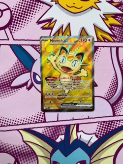 Pokemon TCG - Meowth ex 107/088 - Perfect Order - Full Art - NM - Image 1