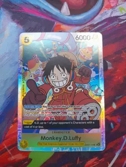 Monkey.D.Luffy OP07-109 - One Piece TCG - SR Super Rare NM English Foil - Image 1