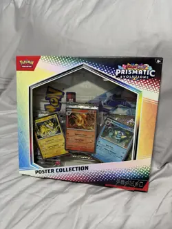 Pokemon TCG Scarlet & Violet Prismatic Evolutions Poster Collection Sealed New - Image 1