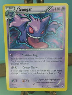Pokemon Gengar 60/162 Breakthrough Holo Trading Card TCG - Image 1