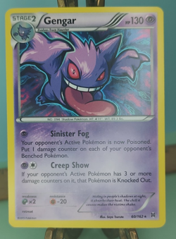 Pokemon Gengar 60/162 Breakthrough Holo Trading Card TCG - Image 2