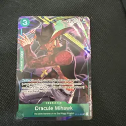 Dracule Mihawk (Illustration Box Vol.4) ST12-003 One Piece Promotion Cards Foil - Image 1