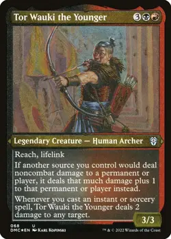 Tor Wauki the Younger (Foil Etched) - Commander: Dominaria United (DMC)(Foil) - Image 1