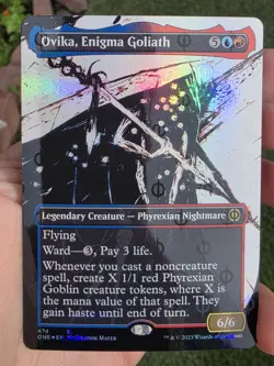 Magic: The Gathering Ovika Enigma Goliath (Showcase) (Step-and-Compleat foil) - Image 2