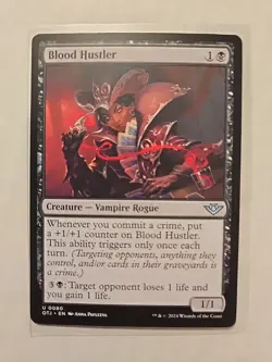 Blood Hustler - Outlaws of Thunder Junction - LP - Uncommon - Creature - MTG - Image 1