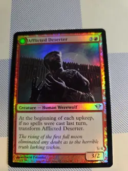Afflicted Deserter Werewolf Ransacker MTG - Image 1