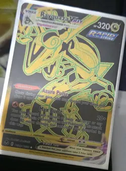 Pokemon Rayquaza VMAX Secret Rare Full Art Holo TG29/TG30 Silver Tempest TCG - Image 1