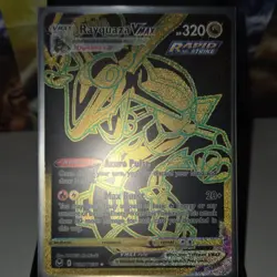 Pokemon Rayquaza VMAX Secret Rare Full Art Holo TG29/TG30 Silver Tempest TCG - Image 2