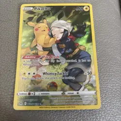 Pikachu TG05/TG30 Swsh11: Lost Origin Trainer Gallery Holo Pokemon TCG NM - Image 2