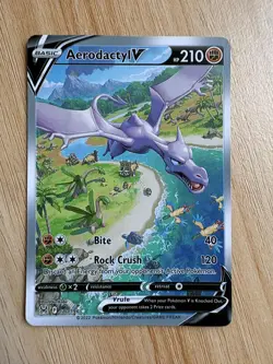 Aerodactyl V 180/196 Lost Origin LOR Ultra Rare Pokemon Card NM - Image 4