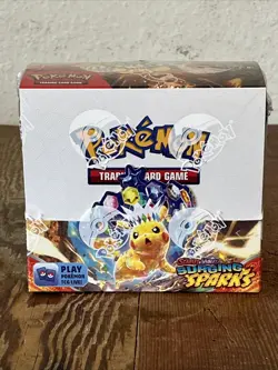 POKEMON SURGING SPARKS BOOSTER BOX SCARLET & VIOLET 36-PACKS FACTORY SEALED - Image 1