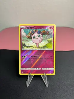 Jigglypuff 134/214 Pokemon Sm-Unbroken Bonds Reverse Holo Fairy Discontinued NM - Image 1
