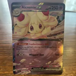Pokemon TCG - Alcremie EX 75/159 - Journey Together - Double Rare - NM - Image 1