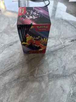 Pokemon Destined Rivals Half Booster Box UNSEALED SEE PICS! 18 Sealed Packs. - Image 3