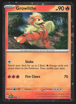 Growlithe SVP024 Promo Pokemon TCG SV: Scarlet & Violet Promo NM - Image 1