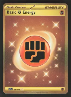 Basic Fighting Energy 258/198 Pokemon TCG Scarlet & Violet NM - Image 1