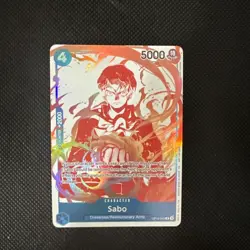 One Piece TCG Sabo 3rd Anniversary Treasure Campaign Pack OP10-049 R English - Image 1