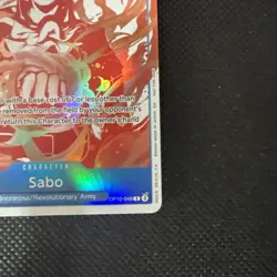 One Piece TCG Sabo 3rd Anniversary Treasure Campaign Pack OP10-049 R English - Image 4