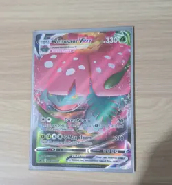 Pokemon TCG SWSH Sword & Shield Promo Card SWSH102 Venusaur VMAX Mint Condition - Image 1