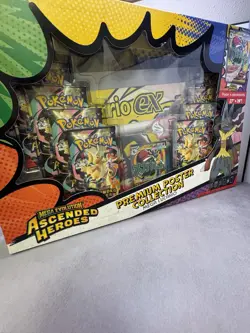 Pokemon TCG: Ascended Heroes Premium Poster Collection Mega Lucario Sealed Box - Image 4