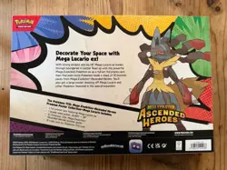 Pokemon Ascended Heroes Premium Poster Collection Mega Lucario - Image 2