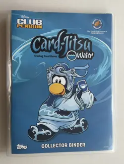 Topps Disney Club Penguin Card-Jitsu Water Collector Binder With Cards - Image 1