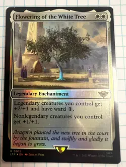MTG - Flowering of the White Tree FOIL - LTR 0015 R - Magic NM - Image 1