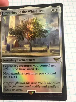 MTG - Flowering of the White Tree FOIL - LTR 0015 R - Magic NM - Image 2