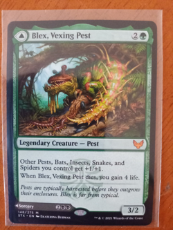 Blex Magic The Gathering Search For Vexing Pest Mythic Strixhaven Mage #148 Card - Image 1