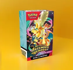 X1 Pokemon TCG: Mega Evolution-Ascended Heroes Booster Bundle (6 Packs) - Image 1